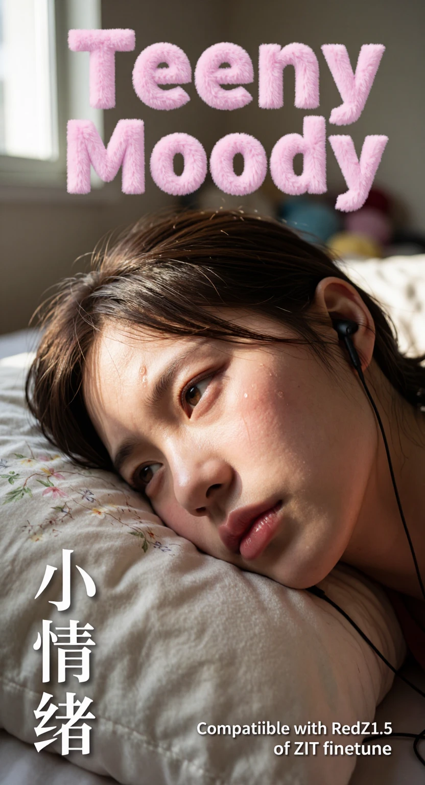 Teeny Moody 小情绪 LoRA For ZImageTurbo & RedZ1.5 preview 5